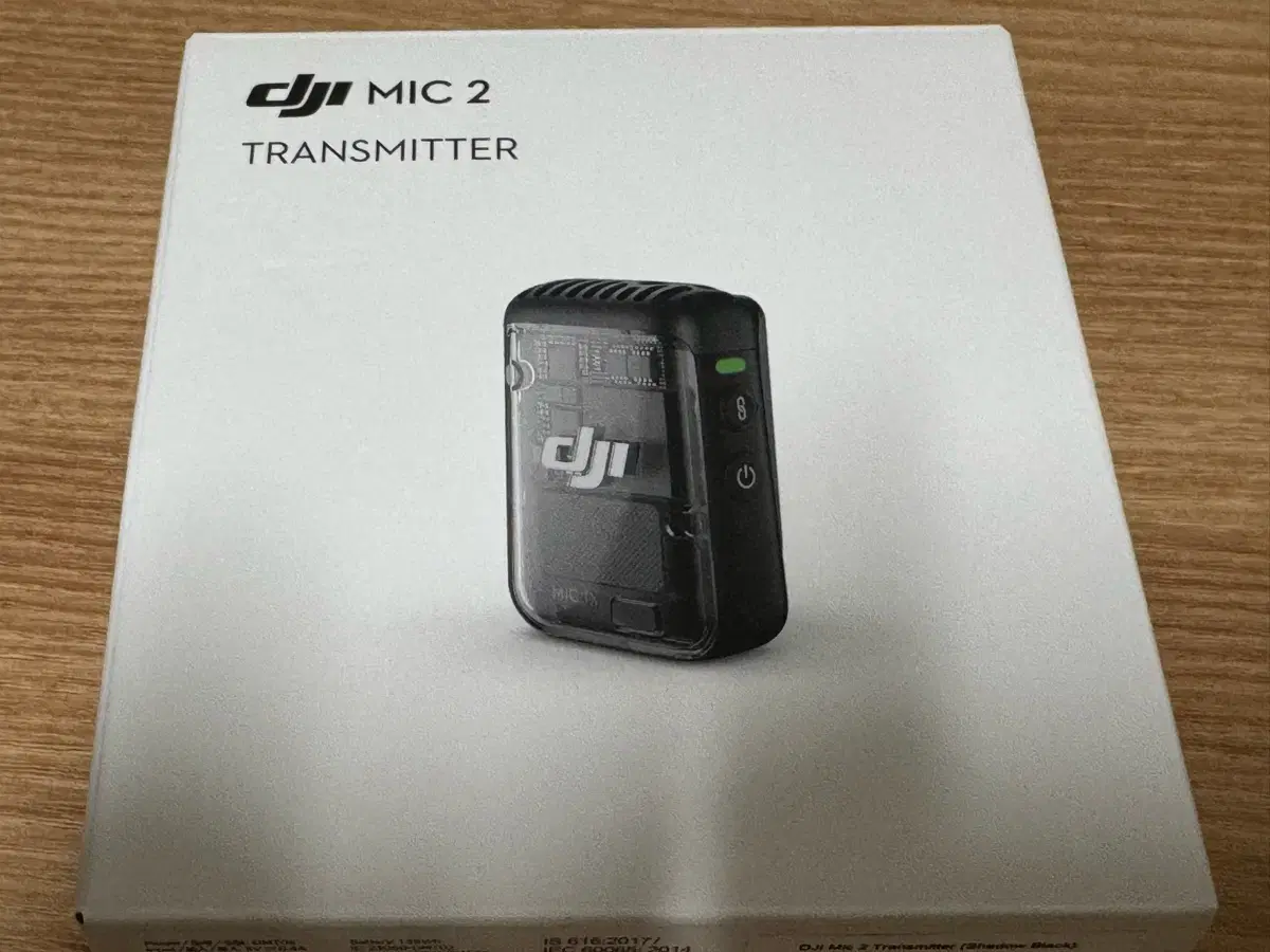 DJI MIC 2 송신기 블랙 오즈모 무선마이크